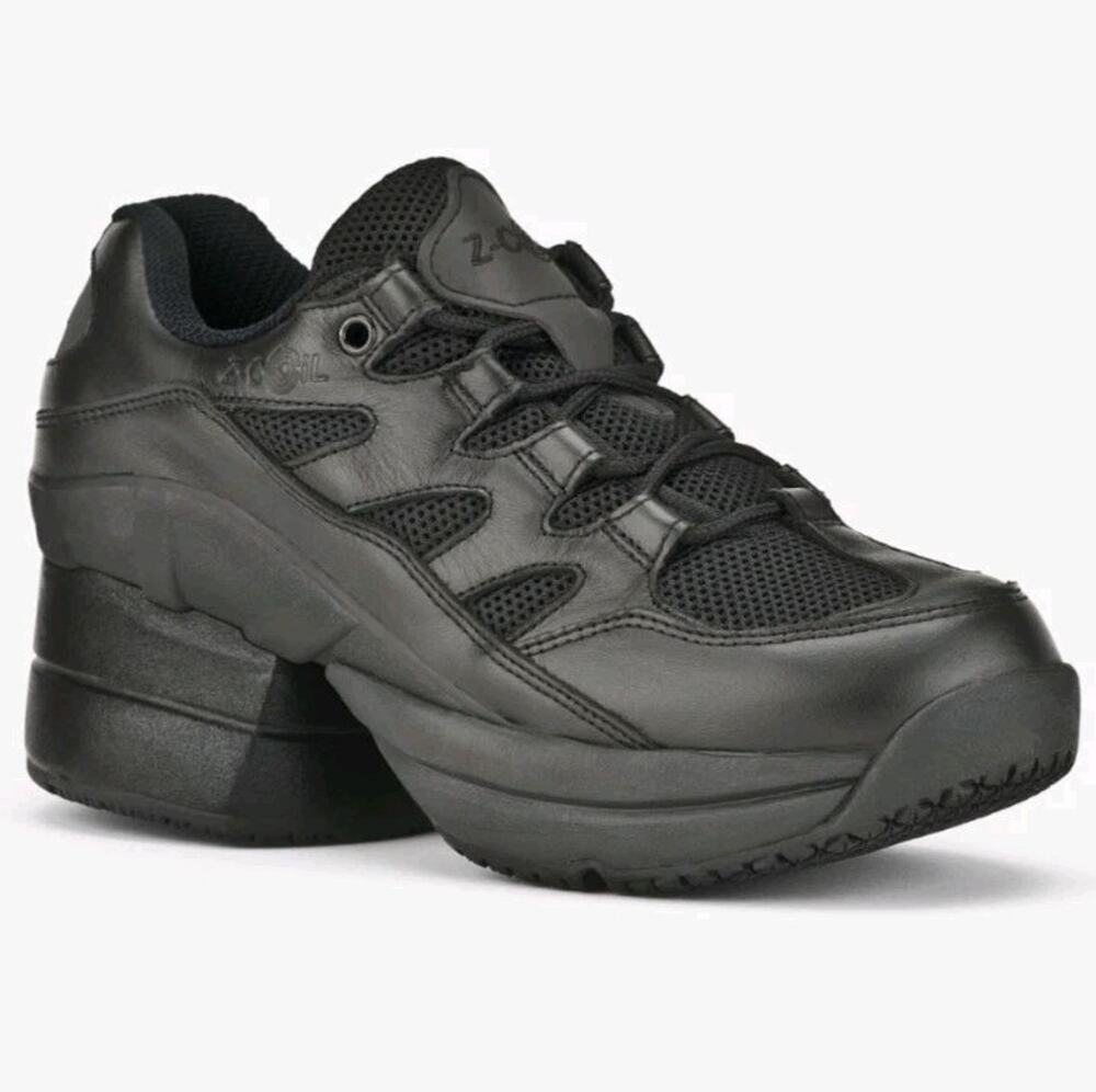 Z Coil Women's Black Freedom Pain Relief Footwear Shoe Enclosed Coil Size 10